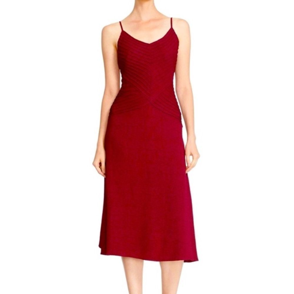 Tracy Reese Burgundy Slip Dress Sz S